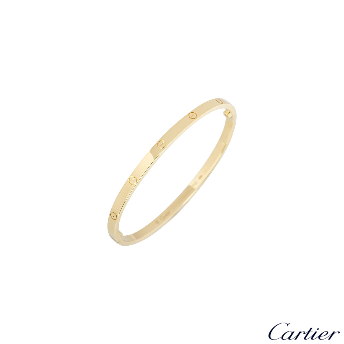 cartier love bracelet size 17 gold